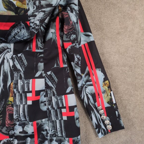 L' Atiste by Amy Jacket Dress Womens Small Multicolor Lined Stretch Hooded - Picture 10 of 12